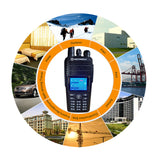 Motorola GP-3688plus Two Way Radio a top power 15w. 8,200 amp battery