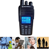 Motorola GP-3688plus Two Way Radio a top power 15w. 8,200 amp battery